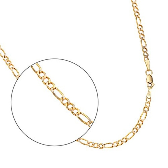 Jewelry - 14k Yellow Gold 2.6mm Figaro Chain